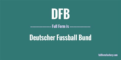 dfb meaning